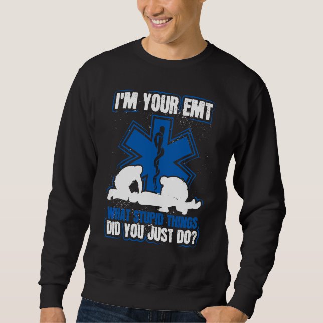 Sudadera Sarcasmo Soy Tu Emt (Anverso)