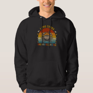 Sudadera Sarcástico Animal Me Gustan Los Cangrejos Y Quizá