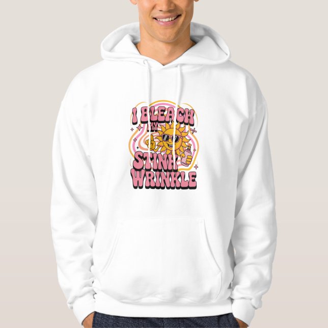 Sudadera Sarcástico Blanqueo Mi Arruga Apestosa Funny Gag M (Anverso)