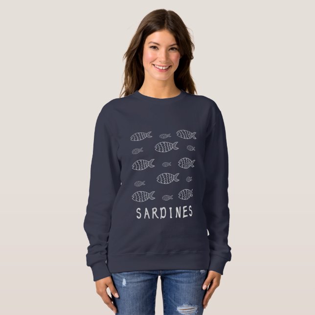 Sudadera Sardinas (Anverso completo)