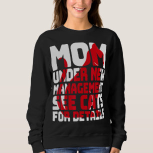Sudadera Sardísima Madre Del Gato Con Humor Bajo Nuevo Mane