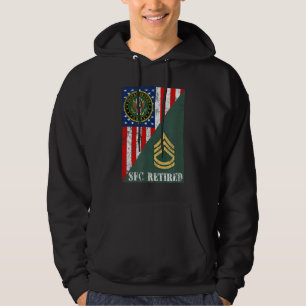 Sudadera Sargento del Ejército Retirado Primera Clase Media