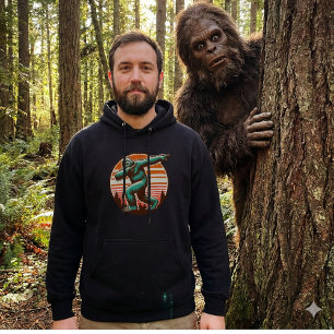Sudadera Sasquatch Bigfoot Divertido Hace Dab Personalizado