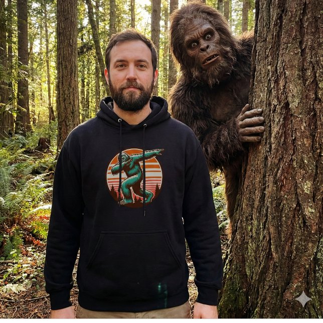 Sudadera Sasquatch Bigfoot Divertido Hace Dab Personalizado (Subido por el creador)