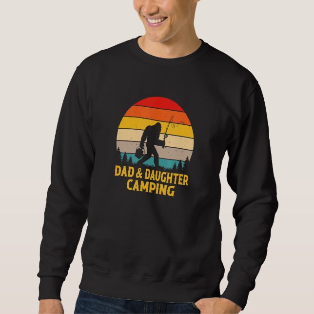 Sudadera Sasquatch Dad & Daughter Camping - Camping Lover S (Anverso)
