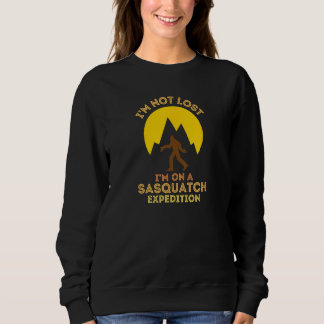 Sudadera Sasquatch Expedition Adventure Design I'm Not Lost