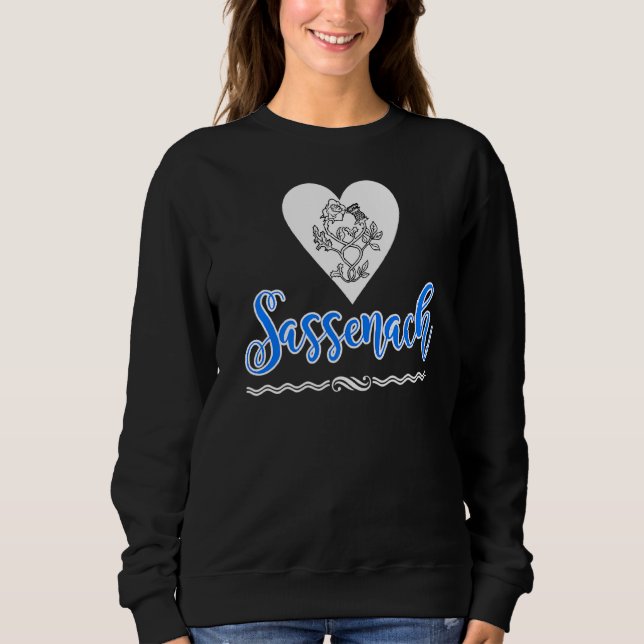 Sudadera Sassenach Thistle Heart (Anverso)