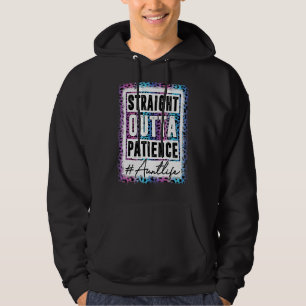 Sudadera Sassy Aún Directamente Fuera De La Paciencia Leopa