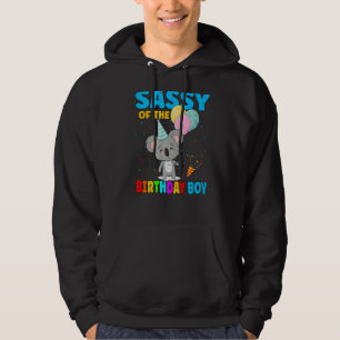 Sudadera Sassy Del Niño De Cumpleaños Koala Familia De Osos