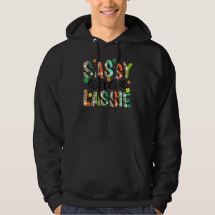 Sudadera Sassy Little Lassie St. Patrick's Day Cute Shamroc