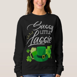 Sudadera Sassy Little Lassie St Patrick's Day Funny