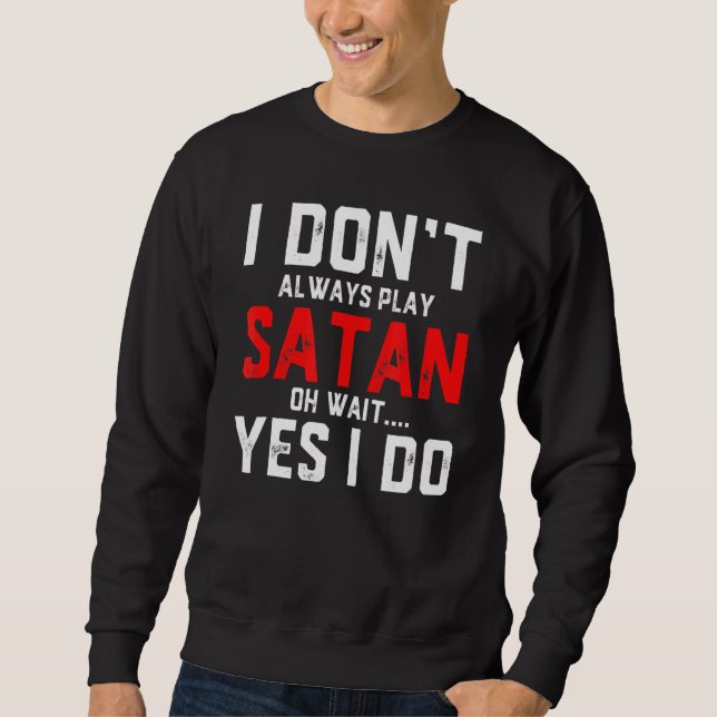 Sudadera Satan Costume Devil Halloween Costume Satan (Anverso)