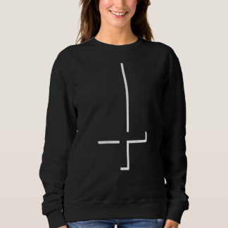 Sudadera Satanic Cross I Upside Down Cross I Goth I Cross