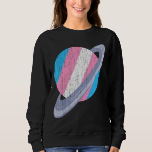 Sudadera Saturn Bandera Transsexual Lgbt Trans Orgullo Mes