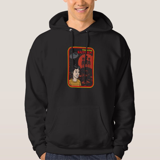 Sudadera Saturn Explorer Spaceship Galaxy Universe Ufo Alie (Anverso)