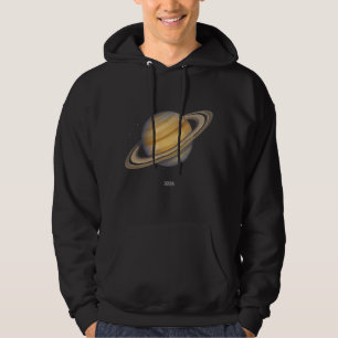 Sudadera Saturno artístico con anillos vibrantes