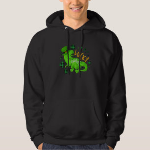 Sudadera Saurio Afortunado Trébol de Cuatro Hojas Bufalo Cu