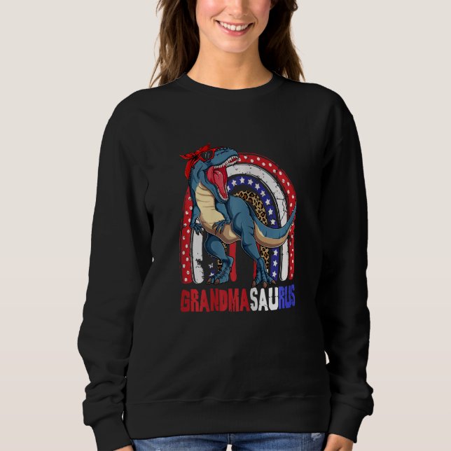 Sudadera Sauro de la abuela Rex Dinosaur 4 (Anverso)