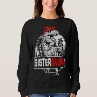 Sudadera Saurus Rex Dinosaur Sister Saurus Family Mat
