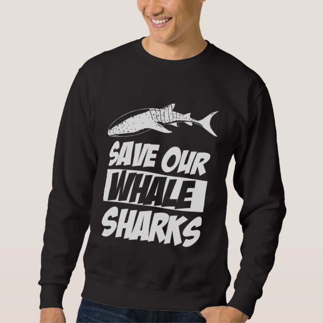 Sudadera Save Our Whale Sharks Cool Animal (Anverso)