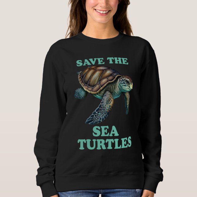 Sudadera Save The Sea Turtle (Anverso)