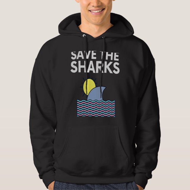 Sudadera Save The Sharks (Anverso)