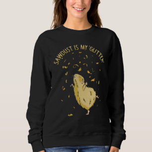 Sudadera Sawpolvo Es Mi Chica Hamster Purpurina