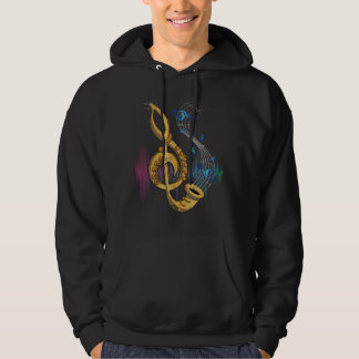 Sudadera Sax Player Treble Clef Saxofonist Jazz Music Saxo
