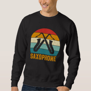 Sudadera Saxofón Jugador Música Jazz Tenor 7