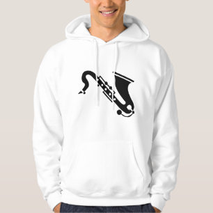 Sudadera Saxofón - Negro