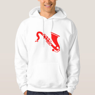 Sudadera Saxofón - Rojo