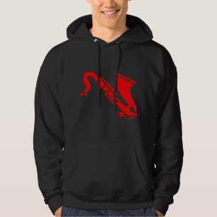 Sudadera Saxofón - Rojo