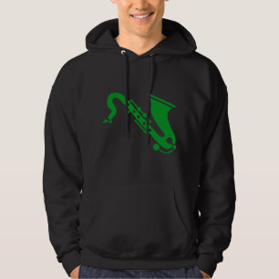 Sudadera Saxofón - Verde de hierba