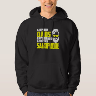 Sudadera Saxofonista con barba Día del padre Saxofonista