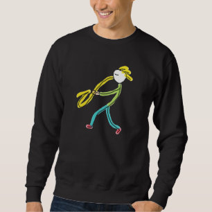 Sudadera Saxofonista Stickman