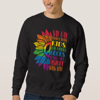 Sudadera Say Gay Protect Trans Kids Read Banned Books Pride