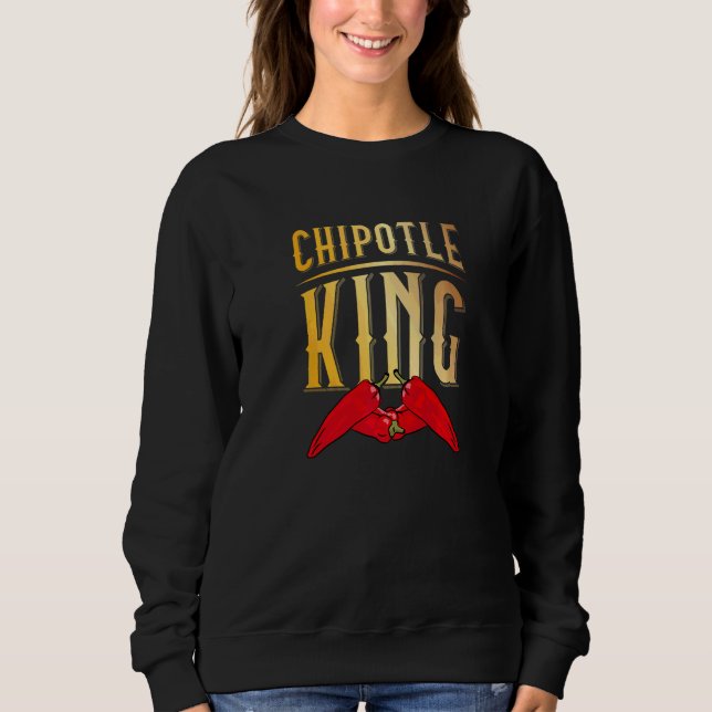 Sudadera Sazonador de sabor a comida picante Chipotle King (Anverso)