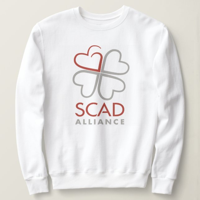Sudadera SCAD Alliance Sweatshirt - Blanco (Anverso del diseño)