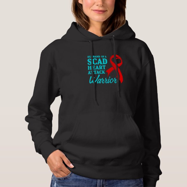 Sudadera SCAD Heart Attack Survivor Life Future US Warrior  (Anverso)