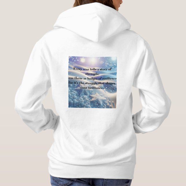 Sudadera Scars Into Scars - Resilience Affirmation (Reverso)