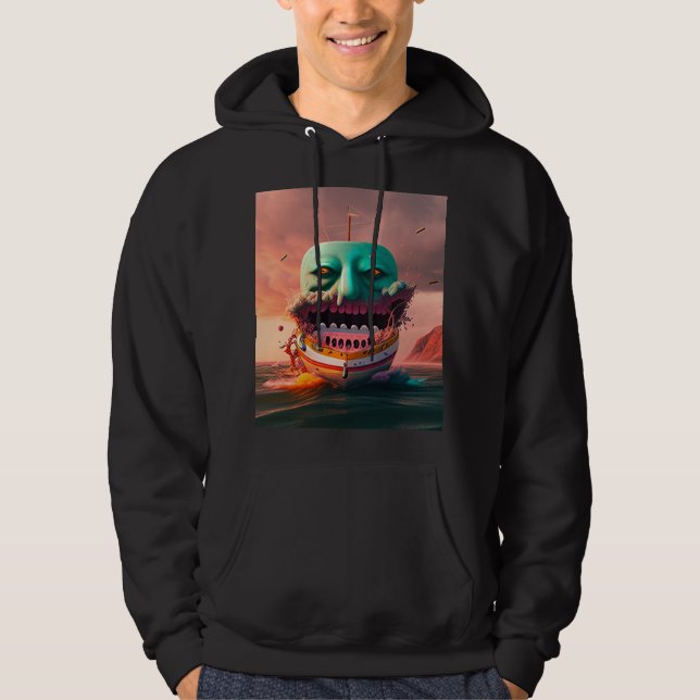 Sudadera Scary boat (Anverso)