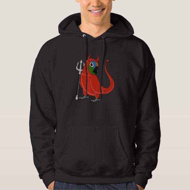 Sudadera Scary Devil Costume Parrot I Peach-fronted Conure (Anverso)