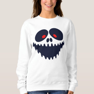 Sudadera Scary Funny Face Halloween Ghost Sweatshirt