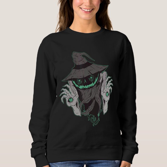 Sudadera Scary Helloween Devil Creatividad (Anverso)