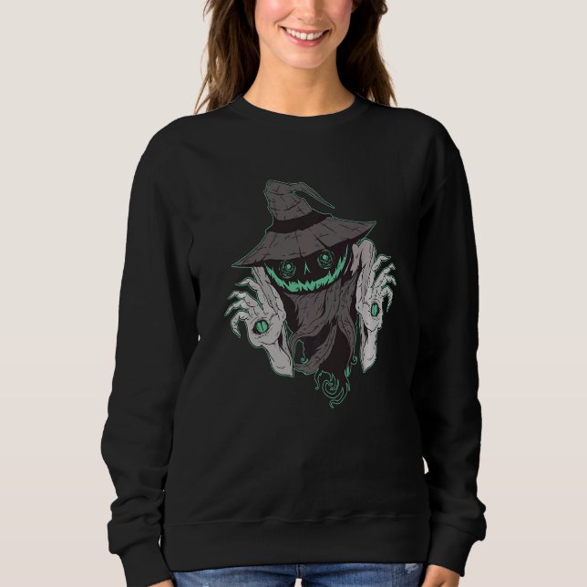 Sudadera Scary Helloween Devil Creatividad (Anverso)