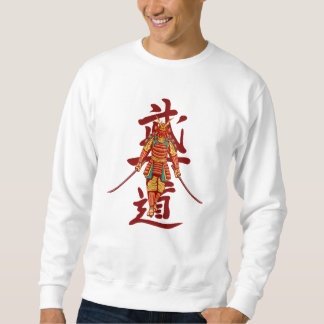 Sudadera Scary Honrado Retro Samurai - Negro y Blanco