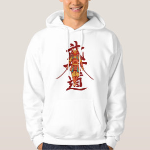Sudadera Scary Honrado Retro Samurai - Negro y Blanco