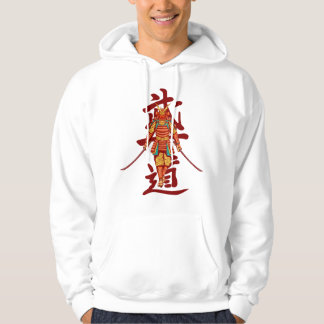 Sudadera Scary Honrado Retro Samurai - Negro y Blanco