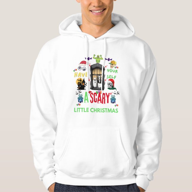 Sudadera Scary Little Christmas Horror Holiday Design  (Anverso)