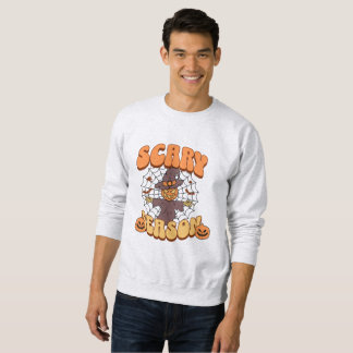 Sudadera Scary Pumpkin Wizard para Halloween